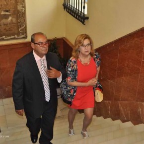 Luís García-Borruel y Julia Timón, C's entra con fuerza en el Ayuntamiento de Badajoz