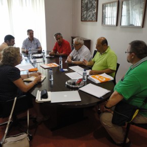 C's en el Ayuntamiento de Badajoz, reunión del grupo de trabajo de Planificación e Infraestructuras