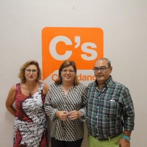 La portavoz en la Asamblea visita al grupo municipal C’s Badajoz