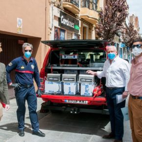 El Ayuntamiento de Badajoz apoya al comercio local con la cesión de tecnología de desinfección