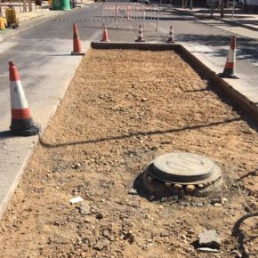 Finaliza la campaña de bacheo con el arreglo de la calle Porvenir de Badajoz