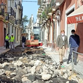 Comienza la obra para la plataforma única en la calle Santa Lucía