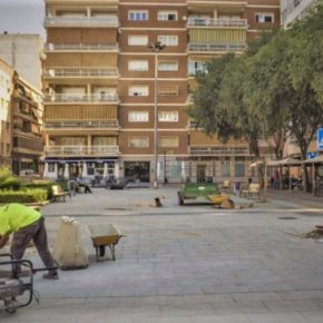 La obra de la plaza de los Alféreces en Badajoz estará terminada a inicios de agosto